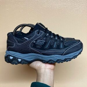 Skechers After Burn Memory Fit Sneakers “Black Charcoal”